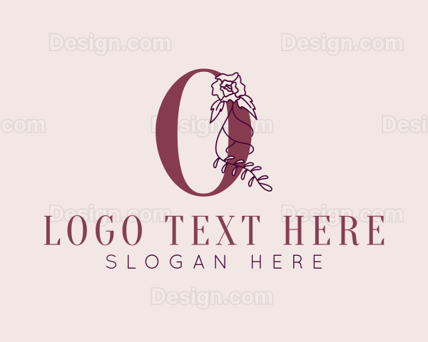 Elegant Beauty Letter O Logo