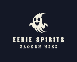 Spooky Haunted Ghost logo