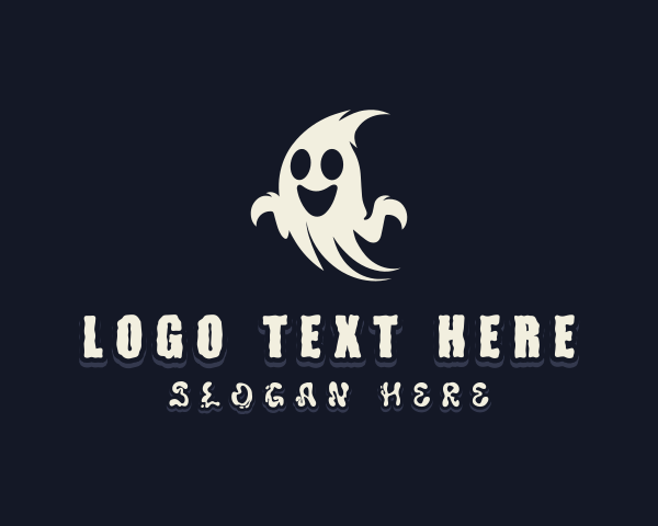 Ghost logo example 2
