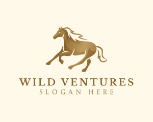 Wild Mane Horse logo design