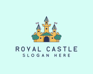 Castle Amusement Playground logo design