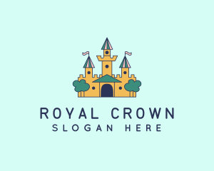 Castle Kingdom Playground logo design