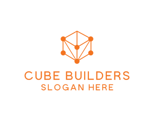 Orange Circuit Cube logo