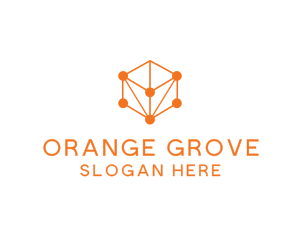 Orange Circuit Cube logo