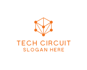 Orange Circuit Cube logo