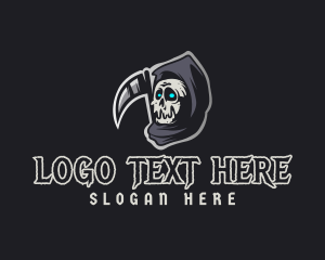 Spooky Skull Reaper logo