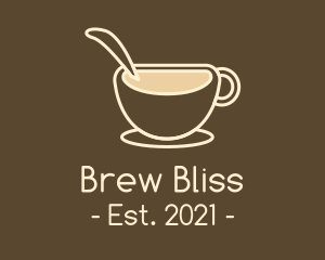 Brewed Coffee Cup logo design