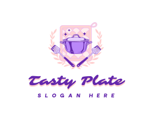 Catering Pot Spatula logo design