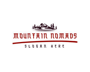 Asian Mountain Travel logo design