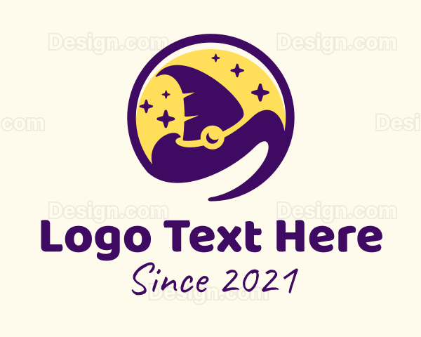 Magical Wizard Hat Logo