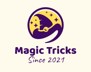 Magical Wizard Hat logo design