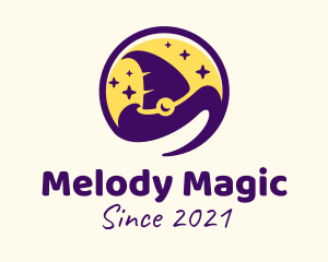 Magical Wizard Hat logo design