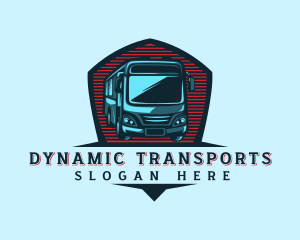 Bus Shuttle Transport logo design