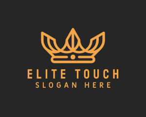 Deluxe Orange Crown logo design