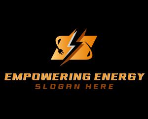 Flash Charging Plug logo design