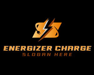 Flash Charging Plug logo design