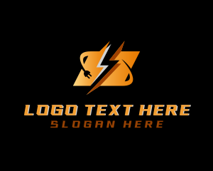 Flash - Flash Charging Plug logo design