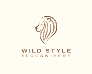 Lion Wild Feline logo design