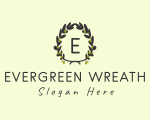 Olive Wreath Spa logo design