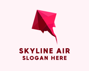 Pink Aquatic Origami Logo