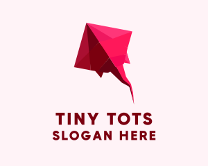 Pink Aquatic Origami Logo
