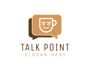 Coffee Talk Cafe logo design