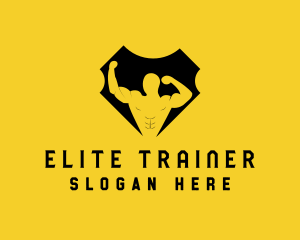 Bodybuilding Gym Fitness logo design