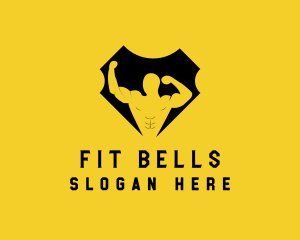 Bodybuilding Gym Fitness logo design