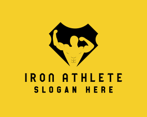 Bodybuilding Gym Fitness logo design