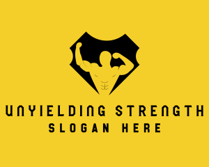 Bodybuilding Gym Fitness logo design