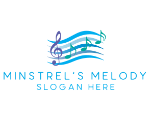 Musical Song Notes logo design