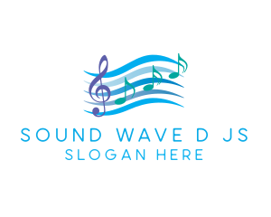 Musical Song Notes logo design