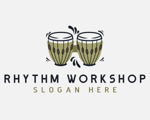 Bongo Drum Instrument logo