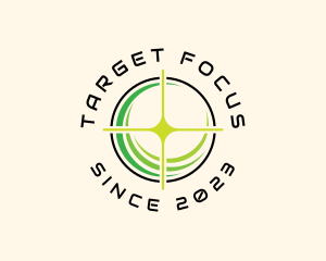 Tactical Crosshair Target logo design