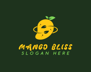 Organic Mango Fruit logo design