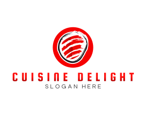 Asian Meal Sushi logo design