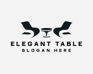 Furniture Chair Table logo design