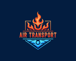 Fire Ice Air Conditioning logo design