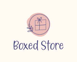 Holiday Gift Box logo design