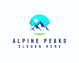 Mountain Peak Adventure logo design