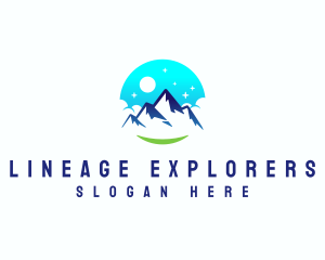 Mountain Peak Adventure logo design