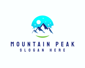 Mountain Peak Adventure logo design