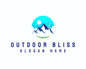 Mountain Peak Adventure logo design