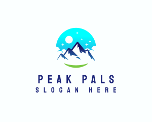 Mountain Peak Adventure logo design