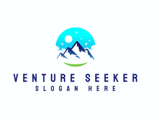 Mountain Peak Adventure logo design