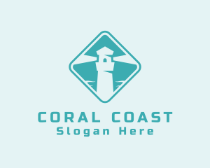 Lighthouse Tower Coast logo design