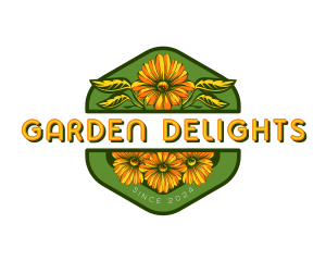 Florist Sunflower Garden logo design