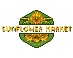 Florist Sunflower Garden logo design