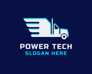 Courier Delivery Truck logo