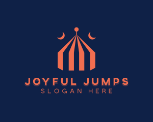 Carnival Circus Tent logo design